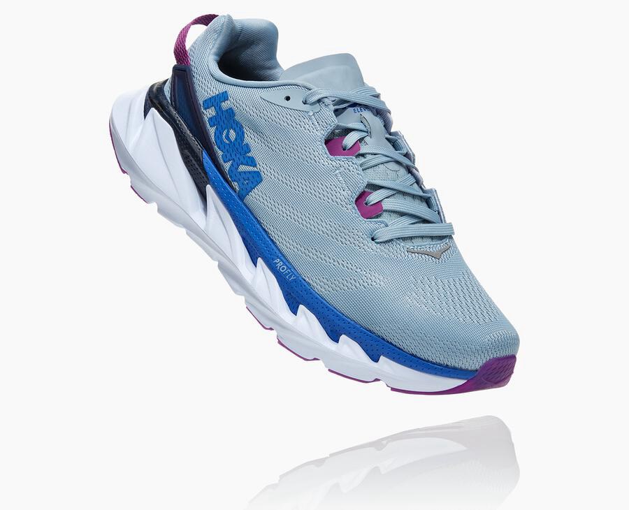 Hoka One One Elevon 2 - Women Running Shoes - Blue,Australia FBC-432619